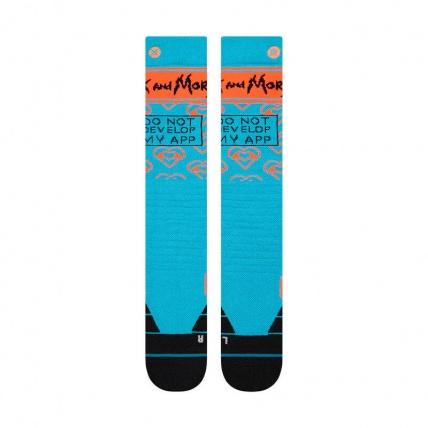 Stance Develop Rick & Morty Poly Blend Snow Socks