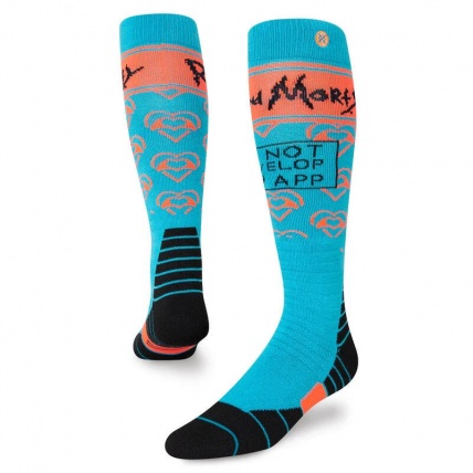 Stance Develop Rick & Morty Poly Blend Snow Socks