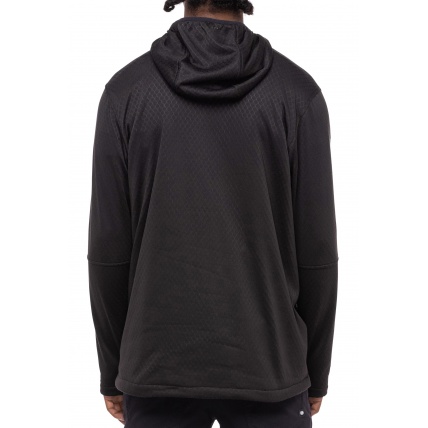 686 Mission Grid Fleece Mens Hoody Black