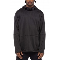 686 - Mission Grid Fleece Mens Hoody Black