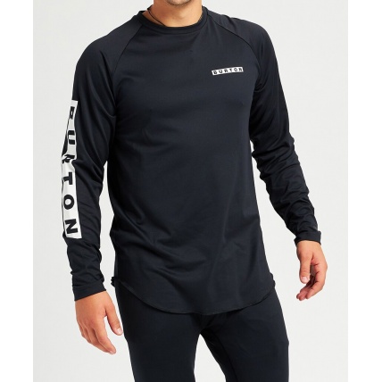 Burton Roadie Tech T-Shirt Base Layer Mens True Black