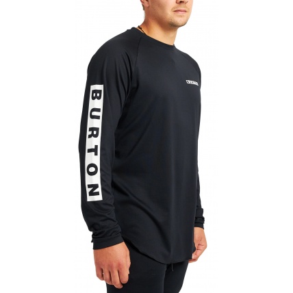 Burton Roadie Tech T-Shirt Base Layer Mens True Black