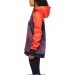 686 Womens Bonded Fleece Pullover Hoody Hot Coral Colourblock