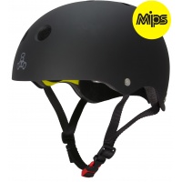 Triple 8 - Brainsaver II w MIPS Rubber Black Skate Helmet