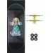 Skull Einstein in Space Pro 34mm Complete Fingerboard