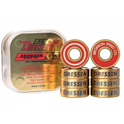 Bronson Speed Co. Eric Dressen Pro Gold G3 Bearings