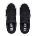 Brighton Kids Skate Shoes Black White Suede