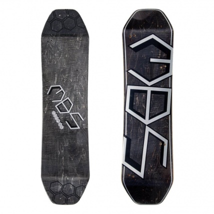 Comp 95 Mountainboard Deck Silver Hex
