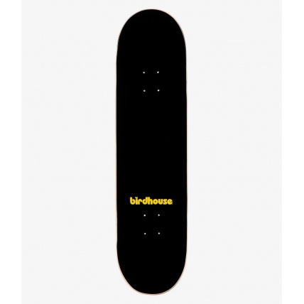 B Logo 8.25 Black Yellow Skateboard Deck