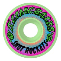 Santa Cruz - Slime Balls Snot Rockets 95a Acid Green 54mm Skateboard Wheels