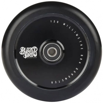 Hollow 120mm Black Scooter Wheel