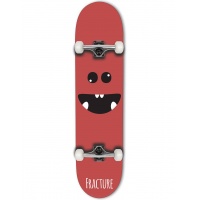 Fracture - Lil Monsters Red 7.25 Junior Complete Skateboard