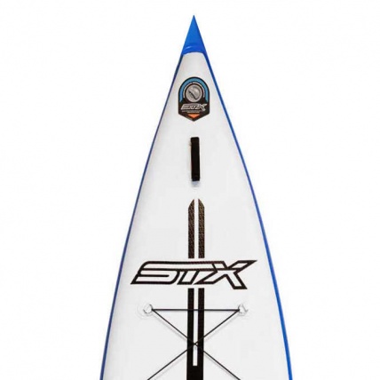 STX inflatable SUP Performance Tourer Paddleboard Nose Detail