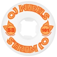 OJ Wheels - From Concentrate Hardline 101a White 53mm Skateboard Wheels