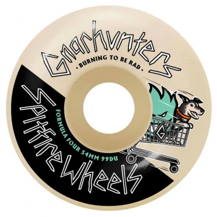 Formula Four Gnarhunters Classic 54mm White Skateboard Wheels