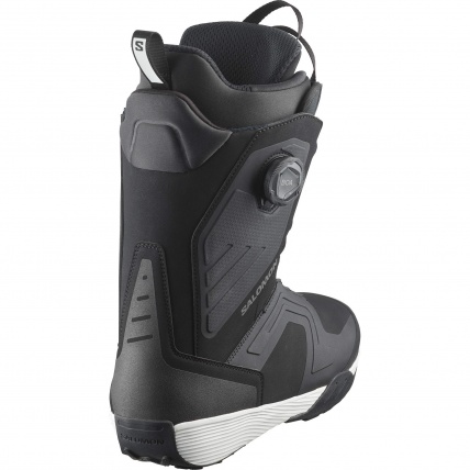 Salomon Dialogue Dual Boa Black Mens Snowboard Boots Rear