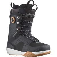 Salomon - Dialog Lace SJ Boa Black Black White Mens Snowboard Boots