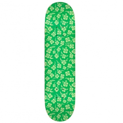 Krooked PP Flowers Green 8.38 Skateboard Deck