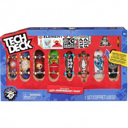 Tech Deck 25th Anniversary Pack of Fingerboards