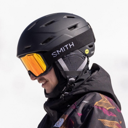 Smith Blazer Black Red Sol-X Lens Snow Goggles