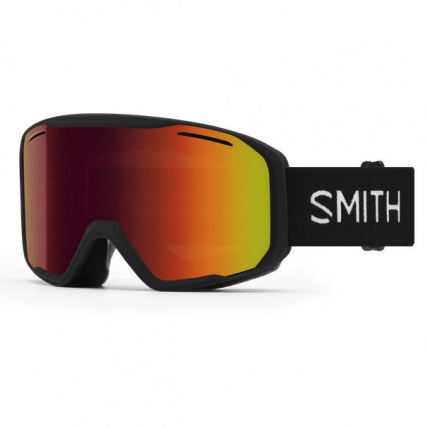 Smith Blazer Black Red Sol-X Lens Snow Goggles
