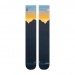 Rising Snow Navy Merino Blend Snow Socks