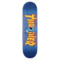 Santa Cruz - x Thrasher Screaming Flame Logo Navy 8.25 Skateboard Deck