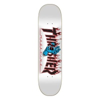 Santa Cruz - x Thrasher Screaming Flame Logo White 8.0 Skateboard Deck