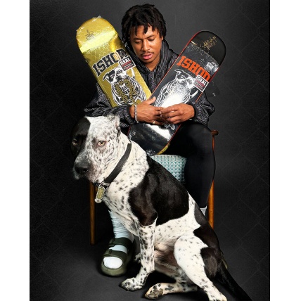 Real Ishod Wair Good Dog V2 Gold 8.5 SSD24 Skateboard Deck