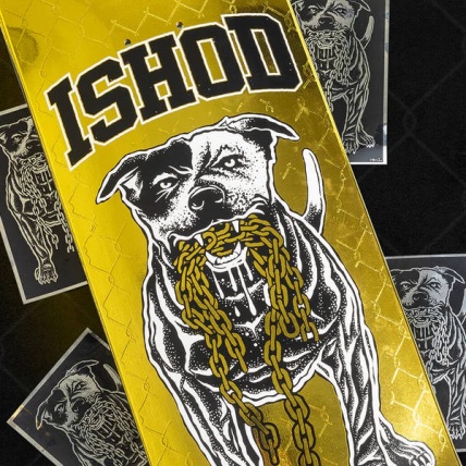 Real Ishod Wair Good Dog V2 Gold 8.5 SSD24 Skateboard Deck