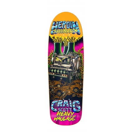 Heroin Deck Craig Heavy Haulage 9.5in Skateboard Deck