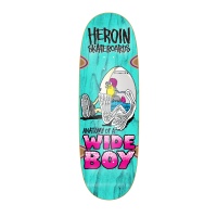 Heroin Skateboards Heroin Deck Anatomy of a Wide Boy 10.4in Skateboard Deck