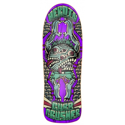 Heroin Deck Curb Crusher x Crawe 10.25in Skateboard Deck