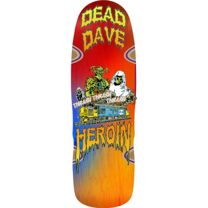Heroin Deck Dead Dave Ghost Train 10.1in Skateboard Deck