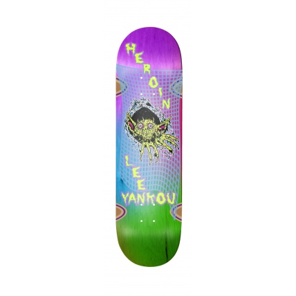 Heroin Deck Lee Yankou Imp Invader 8.25in Skateboard Deck