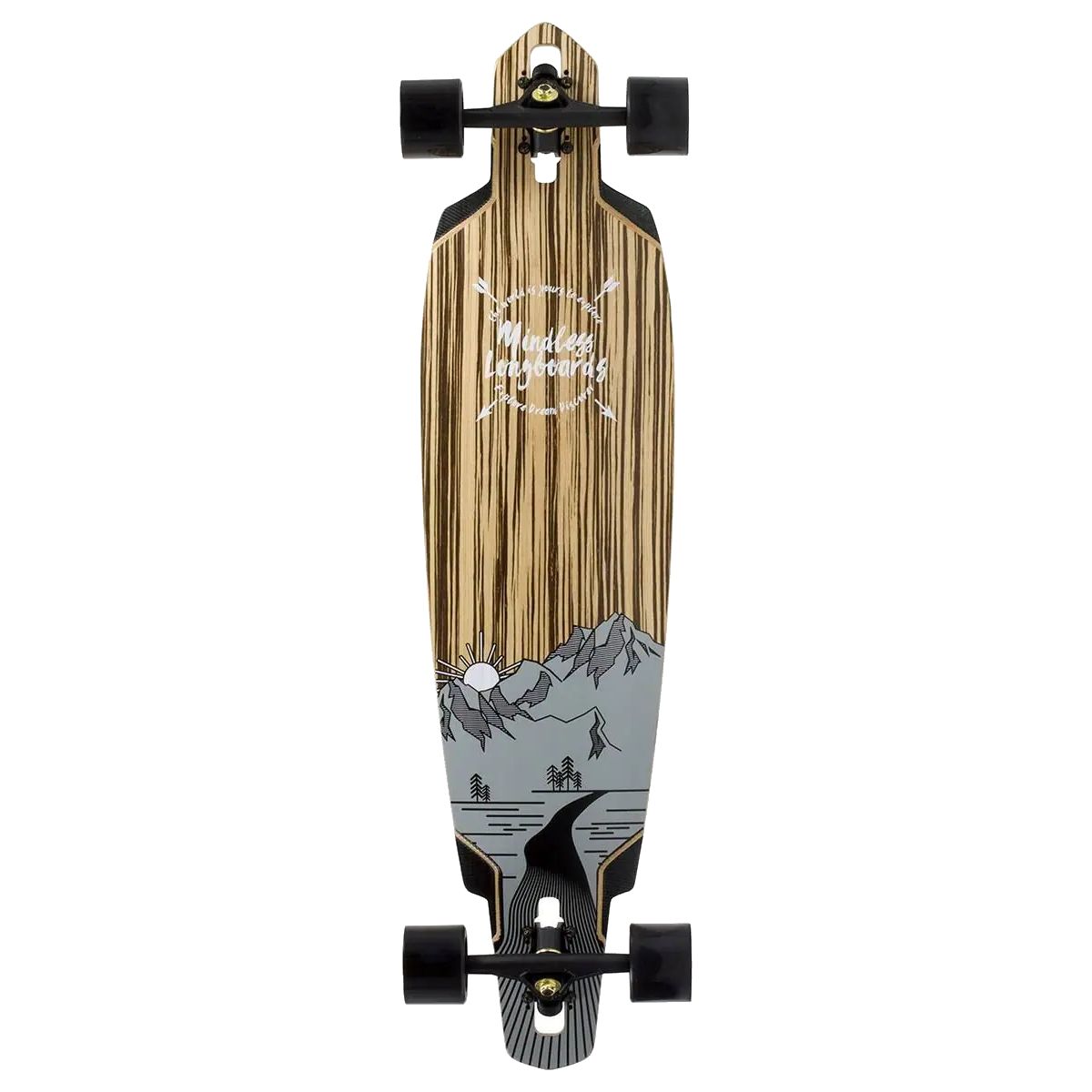 Longboard Mindless Longboards Tribal Rogue II LE green 38inch/96cm