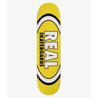 Real Classic Oval Yellow 8.06 Skateboard Deck