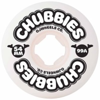 OJ Wheels - Chubbies 99a White 54mm