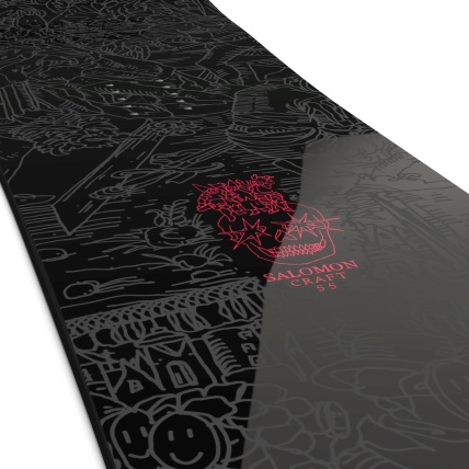 Salomon Craft Mens Snowboard 25/26 Black close up