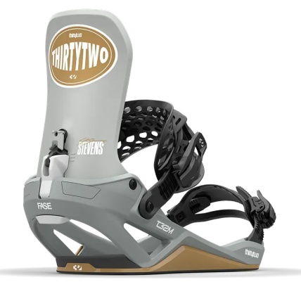 Thirty Two TM32M Fase Stevens Gray Fast Entry Snowboard Bindings