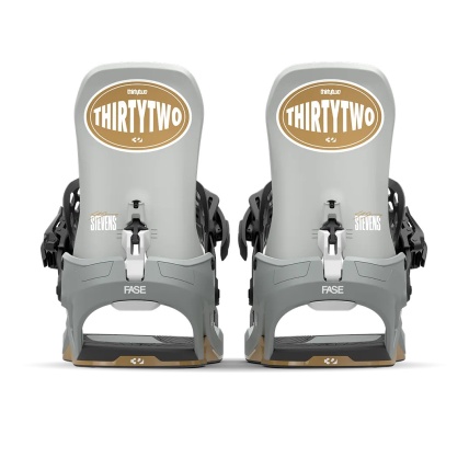 Thirty Two TM32M Fase Stevens Gray Fast Entry Snowboard Bindings