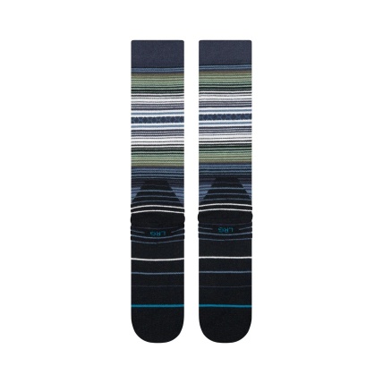 Curren Navy 26 Merino Blend Snow Socks