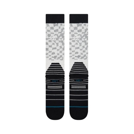Check Me Out Black Mid Poly Blend Snow Socks