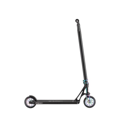 Blunt Prodigy X One Black Oil Slick Park Stunt Scooter Side View