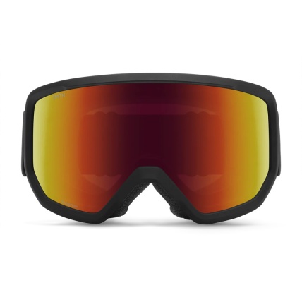 Smith Transfer Black Red SolX Snow Goggles