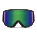 Smith Transfer Black Green SolX Snow Goggles
