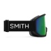 Smith Transfer Black Green SolX Snow Goggles