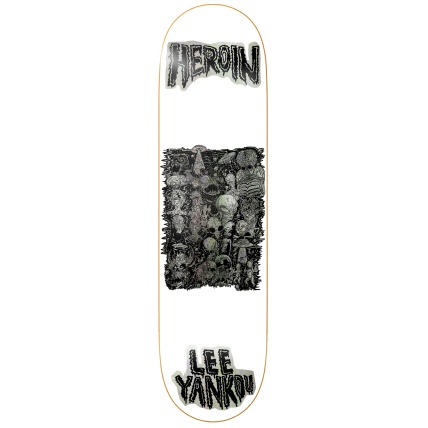 Heroin Skateboards Lee Yankou Allegory of Fear 8.25 Skate Deck