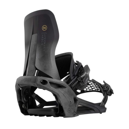 Nidecker Carbon Supermatic Unisex Step In Snowboard Bindings