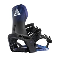 Nidecker - LT Supermatic Bio Black Unisex Step In Snowboard Bindings